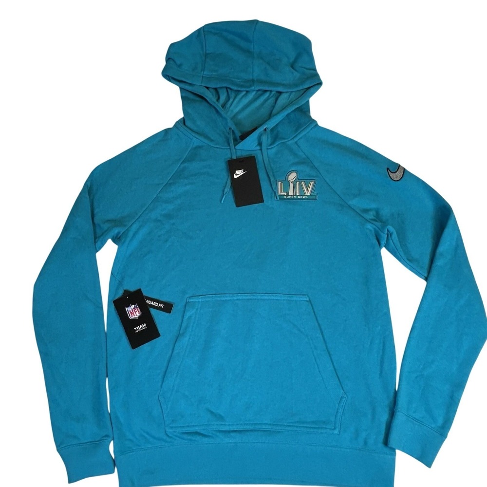 Nike NFL Super Bowl LIV 54 Women's‎ Hoodie M Medium Blue NWT BV1534-415